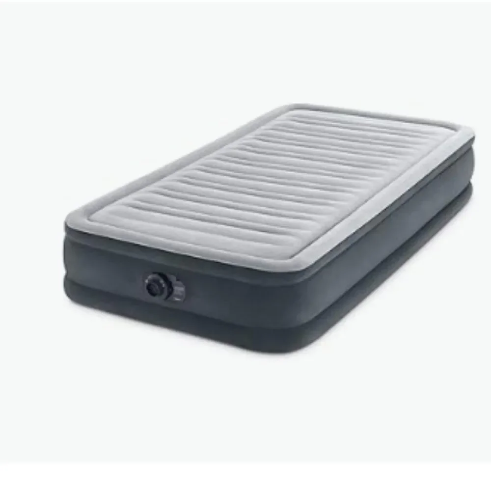 Dura-Beam Deluxe Comfort-Plush Mid-Rise Air Mattress: Fiber-Tech – Twin Size